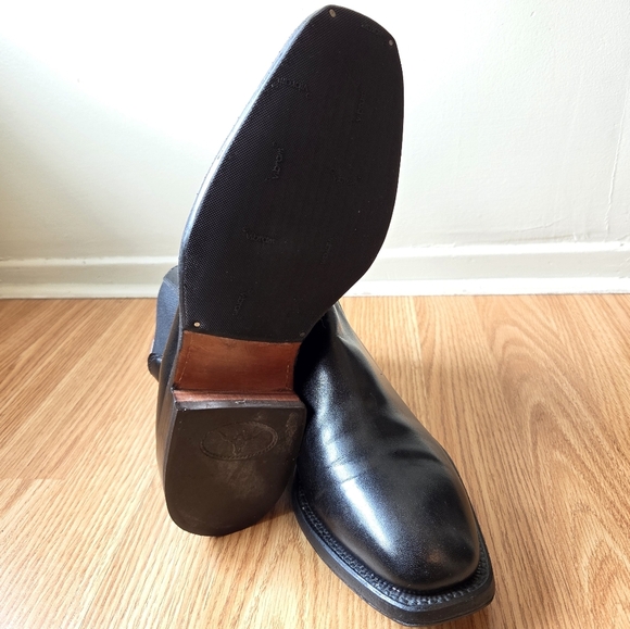 R.M. Williams Comfort Craftsman Men's Black Yearling Leather Ankle Boots Sz US 8 - Picture 13 of 16